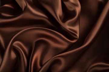 Chocolate, Brown, Silk.