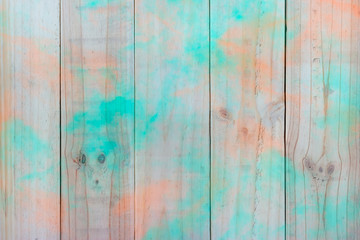 Obraz na płótnie Canvas wood texture with orange blue