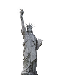 Fototapeta premium Statue of Liberty isolated on white
