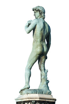 David (Michelangelo), back view