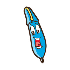 cartoon pen suitable for back to school theme