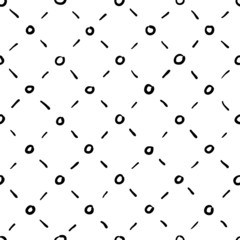Seamless rhombic black and white background