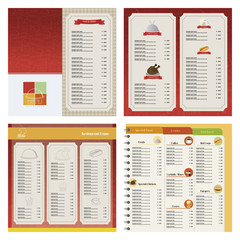 Menu design