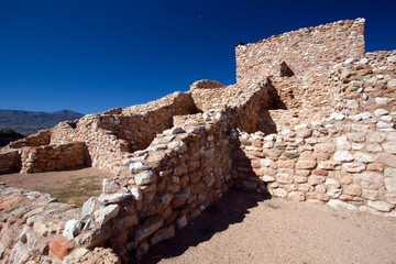 Precolumbian ruins in Tuzigoot National Monument in Arizona