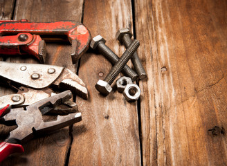 tool renovation on  wood