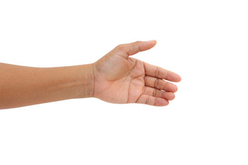 male hand