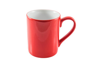 Red Mug isolated on a white background