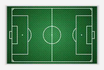 Soccer field - Vector illustration
