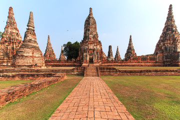 Temple Phra Nakhon in Ayutthaya, Thailand