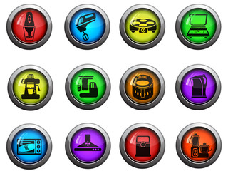 Kitchen Utensils Icon Set