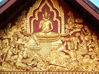 Fototapeta na wymiar Wat in Luang Prabang