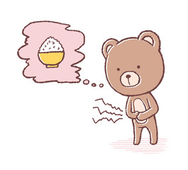 空腹のクマ