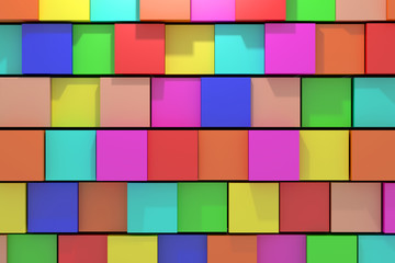 colored cubes