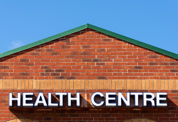 Health Centre Sign