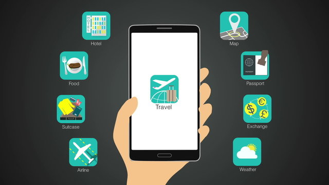 Travel application function for smart phone,mobile 