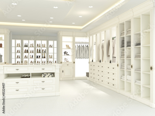 großer begehbarer kleiderschrank