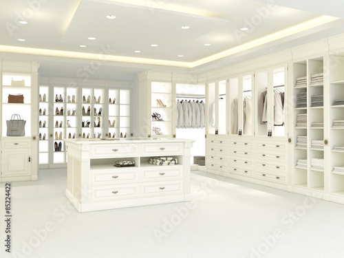 großer begehbarer kleiderschrank