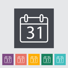 Calendar with padlock