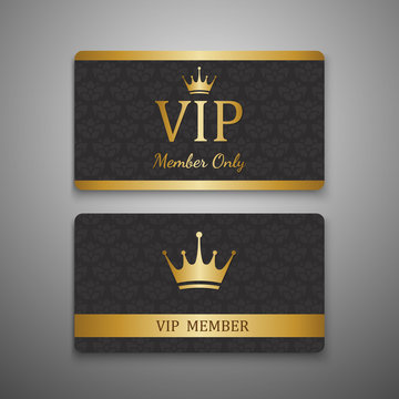 VIP card template,vector