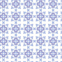 Seamless geometric floral pattern.