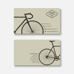 Business card template.vector