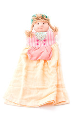 cute girl doll hand towel