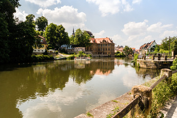 Fototapeta premium Przeprawa przez Bamberg Regnitz 02
