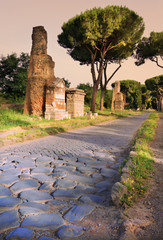 Naklejka premium Via Appia Antica, Roma