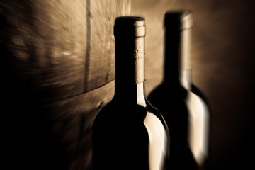red wine - blurred style photo
