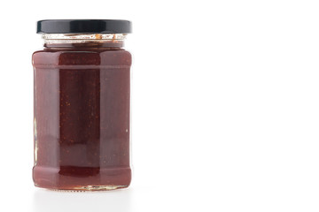 Strawberry jam jar