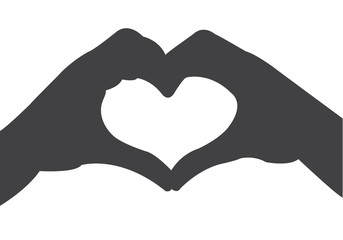 Fototapeta premium Heart by hands 