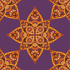 indian flower pattern