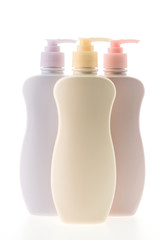 Blank lotion bottles