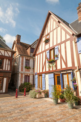 Picturesque village La Bouille in Normandy, France - 85231673