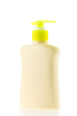 Blank plastic soap bottles
