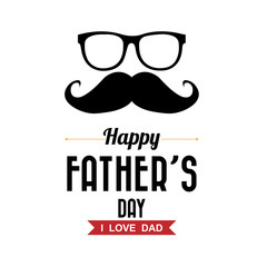 Happy fathers day vintage retro type font