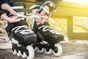 dressing roller skates for skating