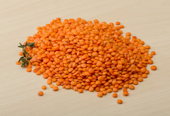 Orange lentils