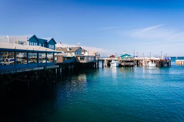 Fotobehang The Fisherman's Wharf, in Monterey, California. © jonbilous