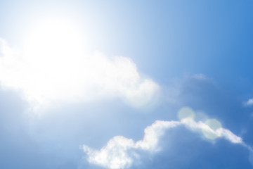 Mostly sunny weather.