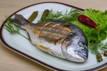 Grilled dorado