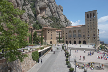 Abadía de Montserrat, Barcelona, Cataluña, España