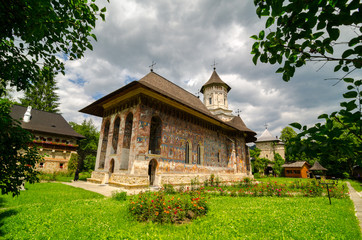 Fototapeta na wymiar Moldovita monastery in Romania
