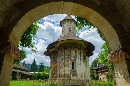 Moldovita monastery in Romania