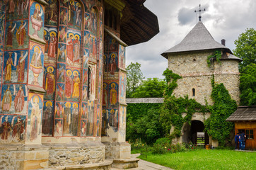 Moldovita monastery in Romania