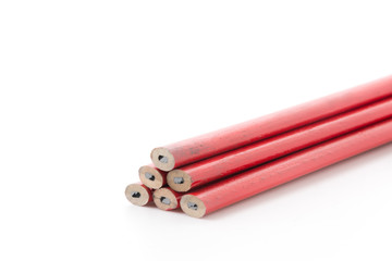 red pencil for writting on wood