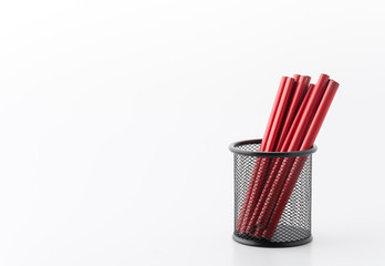 red pencil for writting on wood