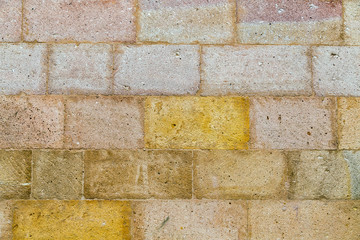 modern stone texture brick fence