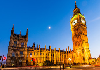 Obraz premium The Palace of Westminster, London