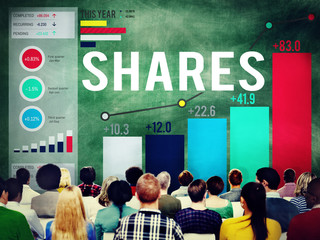 Shares Sharing Shareholder Corporate Concept